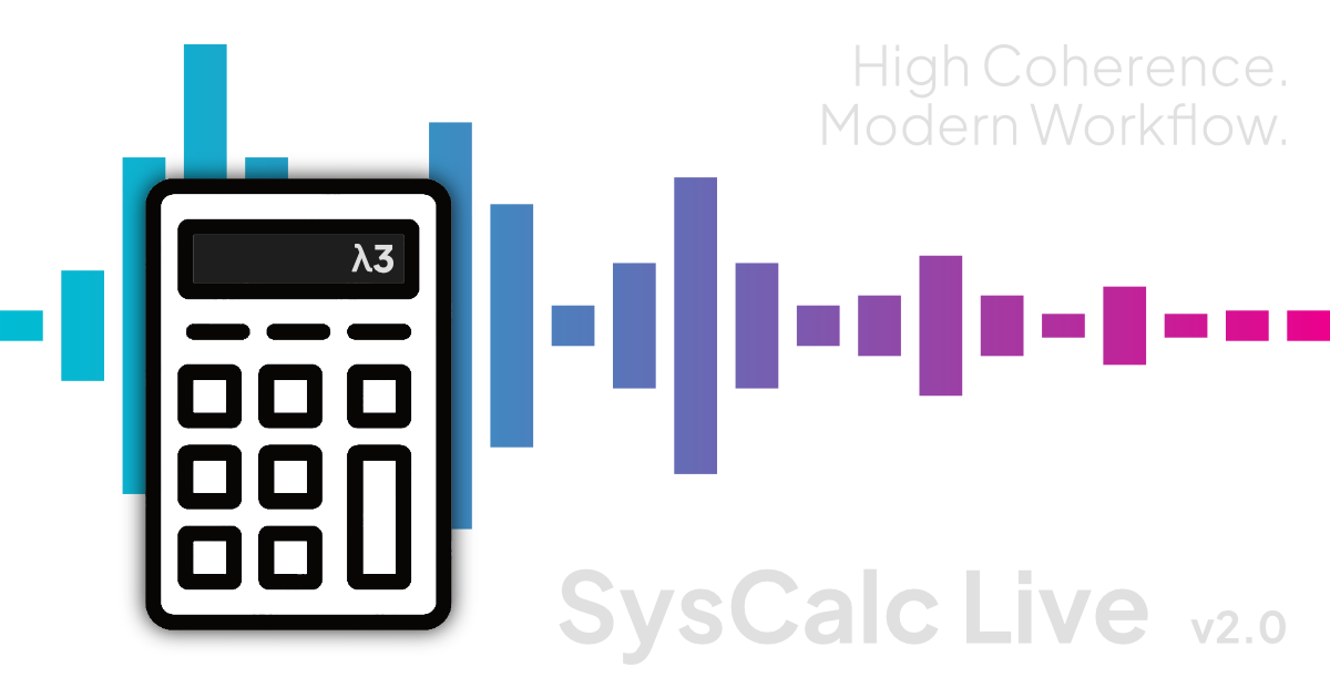 SysCalc Live Header